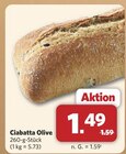 Aktuelle Oliven Angebote bei combi in Bielefeld Aktuelles Ciabatta Olive Angebot bei combi in Bielefeld ab 1,49 €