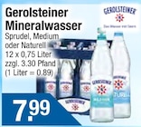 Mineralwasser von Gerolsteiner im aktuellen Getränke City Prospekt für 7,99 €