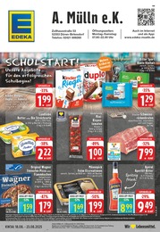 EDEKA Prospekt für Düren mit 24 Seiten EDEKA Prospekt für Düren: "Aktuelle Angebote", 24 Seiten, 18.08.2025 - 23.08.2025