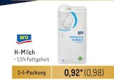 H-Milch Angebote von aro bei Metro Jena für 0,98 €