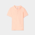 Promo Polo manches courtes à détail brodé orange fluo garçon à 3,00 € dans le catalogue La Halle à Bron