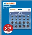 Knopfzellen im V-Markt Prospekt Knopfzellen von V-MARKT im aktuellen V-Markt Prospekt fĂŒr 2,49 âŹ