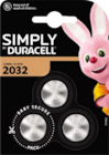 Pile simply 2032 - DURACELL - Lidl à Tourcoing Pile simply 2032 - DURACELL en promo chez Lidl Tourcoing à 6,99 €