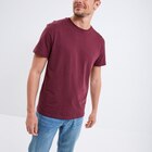 T-shirt en coton manches courtes prune homme à 5,99 € dans le catalogue La Halle