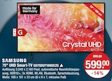Aktuelle Smartphone Angebote bei V-Markt in Regensburg Aktuelles 75'' UHD Smart-TV GU75DU7199UXZG Angebot bei V-Markt in Regensburg ab 599,00 €