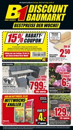 Gartenerde Angebot im aktuellen B1 Discount Baumarkt Prospekt auf Seite 1