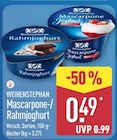 Mascarpone-/Rahmjoghurt von Weihenstephan im aktuellen ALDI Nord Prospekt für 0,49 €