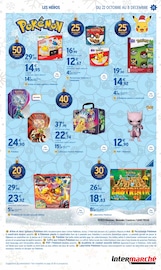 Pokémon Angebote im Prospekt "JUSQU'À 50% DE RÉDUCTION OU D'AVANTAGE CARTE SUR LES JOUETS DE NOËL" von Intermarché auf Seite 25