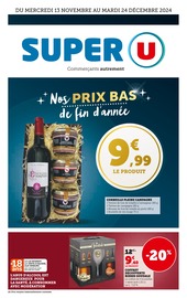 Vin Angebote im Prospekt "Nos PRIX BAS de fin d'année" von Super U auf Seite 1