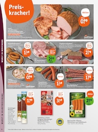 tegut Leberkaese im Prospekt 