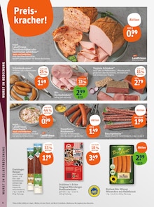 Wurst im tegut Prospekt "tegut… gute Lebensmittel" mit 28 Seiten (Mainz)