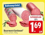 Dauerwurst-Sortiment  im aktuellen EDEKA Prospekt für 1,69 €