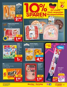 Wurst im Netto Marken-Discount Prospekt "Aktuelle Angebote" mit 70 Seiten (Leverkusen)
