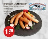 Bratwurst Hüttengaudi im aktuellen V-Markt Prospekt für 1,29 €
