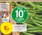 Intermarché Longeville-sur-Mer - Promo Haricot vert Promo Haricot vert à 1,69 € dans le catalogue Intermarché à Longeville-sur-Mer