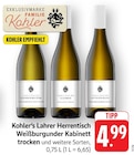 Weißer Burgunder Kabinett trocken bei E center im Emmendingen Prospekt für 4,99 €