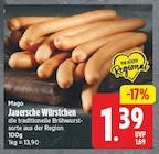 Jauersche Würstchen von Mago für 1,39 € bei EDEKA im Angebot Jauersche Würstchen von Mago im aktuellen EDEKA Prospekt