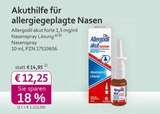 Aktuelle Nasenspray Angebote bei mea - meine apotheke in Neuss Aktuelles Allergodil akut forte Angebot bei mea - meine apotheke in Neuss ab 12,25 €
