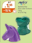 Badebombe Dino oder Einhorn von AVEO für 1,65 € bei Müller im Angebot Badebombe Dino oder Einhorn von AVEO im aktuellen Müller Prospekt