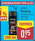 Deospray im ALDI Nord Prospekt Deospray von LACURA im aktuellen ALDI Nord Prospekt für 0,95 €