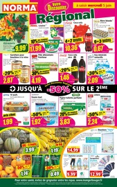 Catalogue Discount Alimentaire Norma en cours à Blâmont et alentours, "Votre Discounter Régional", 12 pages, 29/05/2024 - 04/06/2024