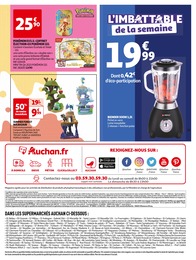 Offre Pokémon dans le catalogue Auchan Supermarché du moment à la page 23