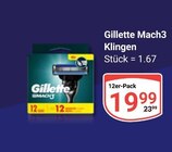 Mach3 Klingen im Angebot bei GLOBUS in Weinheim Mach3 Klingen Angebote von Gillette bei GLOBUS Weinheim für 19,99 €