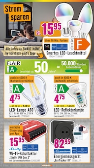 LED-Lampe im Hornbach Prospekt "Dir ist vieles Latte. Nur nicht Dein Garten." mit 33 Seiten (Bochum)