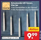 Schwebende LED Kerzen für 9,99 € bei Netto Marken-Discount im Angebot Schwebende LED Kerzen im aktuellen Netto Marken-Discount Prospekt