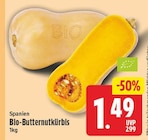 Bio-Butternutkürbis für 1,49 € bei EDEKA im Angebot Bio-Butternutkürbis im aktuellen EDEKA Prospekt