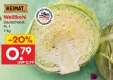 Aktuelle Gemüse Angebote bei Netto Marken-Discount in Oldenburg Aktuelles Weißkohl Angebot bei Netto Marken-Discount in Oldenburg ab 0,79 €