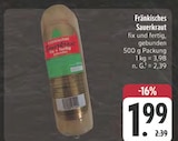Aktuelles Fränkisches Sauerkraut Angebot bei E center in Fürth ab 1,99 €
