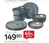 Frühstücks-Service „Lave Gris“ von Villeroy & Boch im aktuellen XXXLutz Möbelhäuser Prospekt für 149,90 €