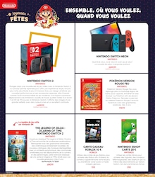 Offre Nintendo Switch dans le catalogue Fnac du moment à la page 86