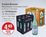 Mineralwasser von Franken Brunnen im aktuellen V-Markt Prospekt für 4,49 €