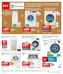 Prix et réduction Electroménager Linge dans le prospectus But en cours Offre Electroménager Linge dans le catalogue But du moment à la page 27
