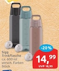 Trinkflasche von Sigg im aktuellen budni Prospekt