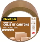 Ruban d'emballage Havane - Scotch en promo chez Intermarché Super Nantes à 1,95 €