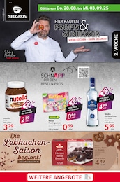 Selgros Prospekt für Cottbus mit 24 Seiten Selgros Prospekt für Cottbus: "cash & carry", 24 Seiten, 28.08.2025 - 03.09.2025