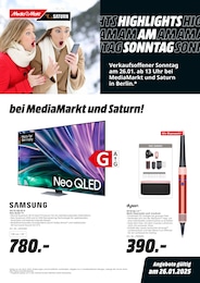 MediaMarkt Saturn Prospekt für Berlin: "HIGHLIGHTS AM SONNTAG", 4 Seiten, 26.01.2025 - 26.01.2025