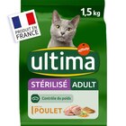 Croquettes pour chat stérilisé adulte - ULTIMA dans le catalogue Carrefour Market