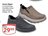 Herren-Slipper braun Angebote bei GLOBUS Hof für 29,99 €