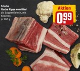 Aktuelles Flache Rippe vom Rind Angebot bei REWE in Bochum ab 0,99 €