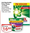 Waschmittel Pulver Angebote von Ariel bei GLOBUS Wolfenbüttel für 16,66 €