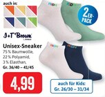 Aktuelles Unisex-Sneaker Angebot bei Kaufhaus Stolz in Lübeck ab 4,99 €