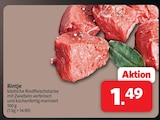 köstliche Rindfleischstücke bei Markant Nordwest im Steinhagen Prospekt für 1,49 €