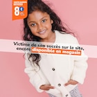 Veste sherpa boutonnée 2 poches ivoire fille à La Halle dans Molines-en-Queyras