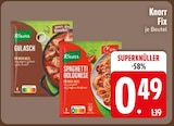 Wuerzmittel im EDEKA Prospekt Fix Gulasch von Knorr im aktuellen EDEKA Prospekt für 0,49 €