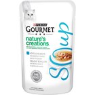 GOURMET Nature's Creations Soup, Köstliche Brühe mit natürlichem Thunfisch, garniert mit Garnelen 40 g Angebote von Gourmet bei Zookauf Leverkusen für 0,59 €