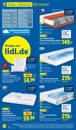 7 Zonen Matratze im Lidl Prospekt "LIDL LOHNT SICH" auf Seite 10